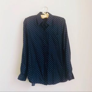 $400 Jenni Kayne silk blouse shirt xs 2 4 small